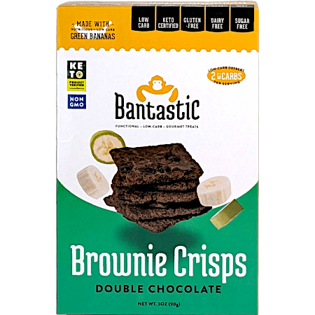 Bantastic Gourmet Brownie Crisp - Double Chocolate
